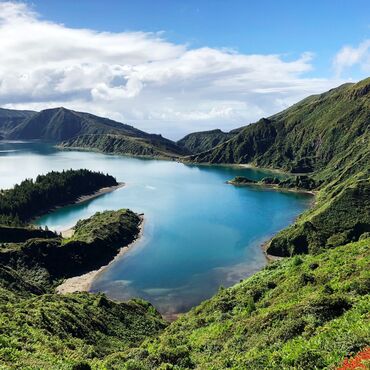 azores sao miguel nature lagoa fogo